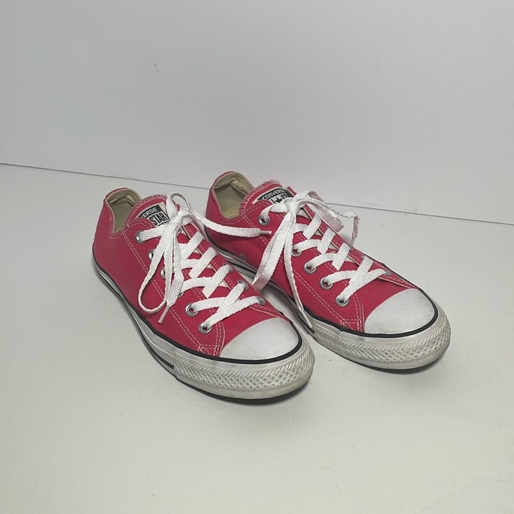 Converse, Hot Pink Low Top Chucks W9 M7